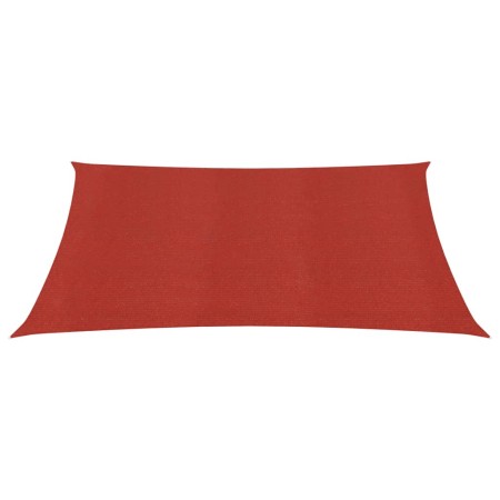 vidaXL Sonnensegel 160 g/m² Rot 4x4 m HDPE