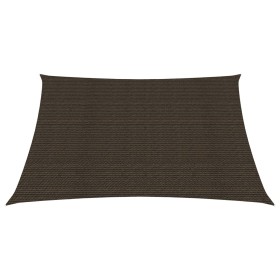 vidaXL Sonnensegel 160 g/m² Braun 3x3 m HDPE