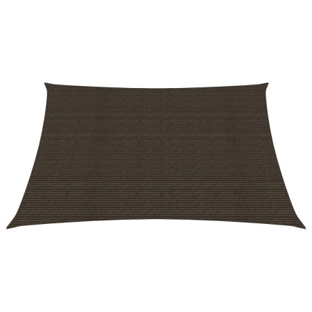 vidaXL Sonnensegel 160 g/m² Braun 3x3 m HDPE