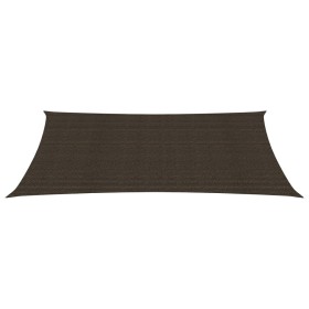 vidaXL Sonnensegel 160 g/m² Braun 4x7 m HDPE  