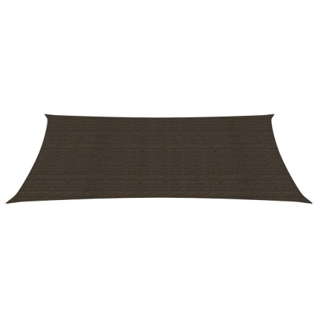 vidaXL Sonnensegel 160 g/m² Braun 5x7 m HDPE  