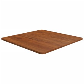 vidaXL Tischplatte Quadratisch Dunkelbraun 60x60x1,5cm Eiche Behandelt