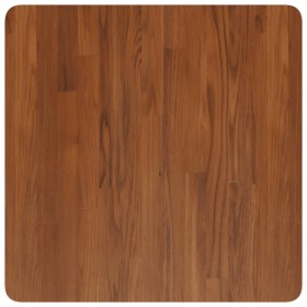 vidaXL Tischplatte Quadratisch Dunkelbraun 60x60x1,5cm Eiche Behandelt