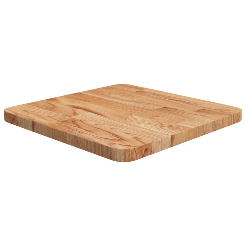 vidaXL Tischplatte Quadratisch Hellbraun 40x40x2,5cm Behandelte Eiche vidaXL Tischplatte Quadratisch Hellbraun 40x40x2,5cm Behandelte Eiche