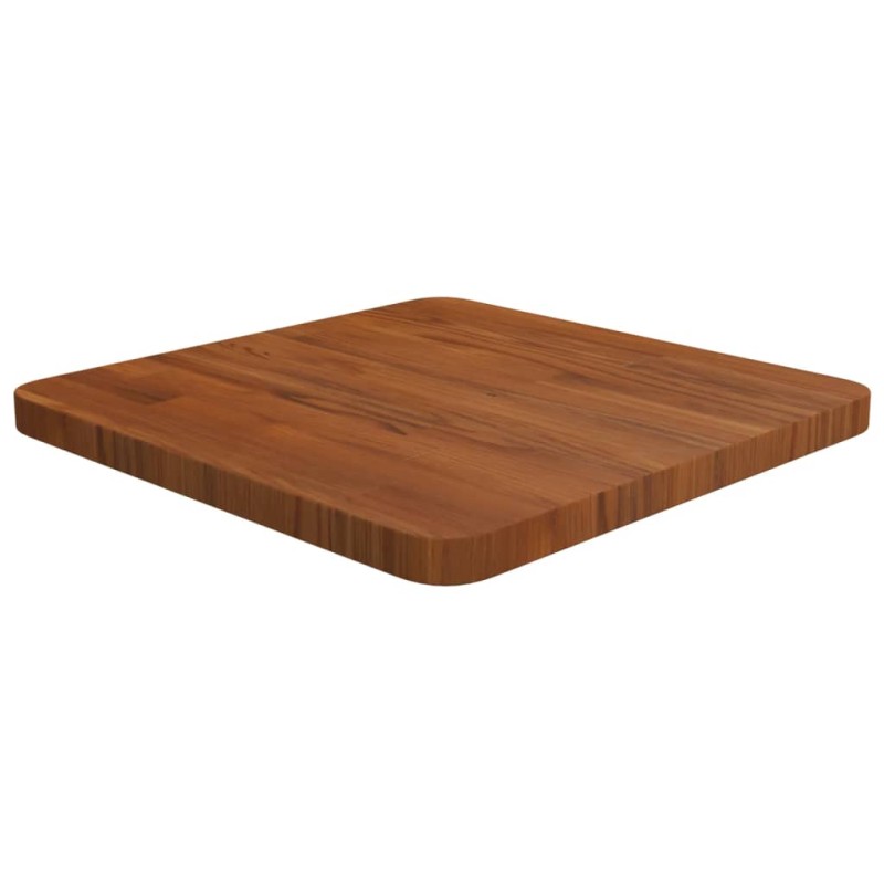 vidaXL Tischplatte Quadratisch Dunkelbraun 40x40x2,5cm Eiche Behandelt vidaXL Tischplatte Quadratisch Dunkelbraun 40x40x2,5cm Eiche Behandelt