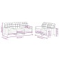 vidaXL 2-tlg. Sofagarnitur mit Kissen Braun Stoff vidaXL 2-tlg. Sofagarnitur mit Kissen Braun Stoff
