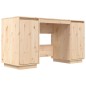 vidaXL Schreibtisch 140x50x75 cm Massivholz Kiefer vidaXL Schreibtisch 140x50x75 cm Massivholz Kiefer