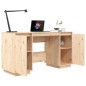 vidaXL Schreibtisch 140x50x75 cm Massivholz Kiefer vidaXL Schreibtisch 140x50x75 cm Massivholz Kiefer