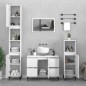 vidaXL Waschbeckenunterschrank Weiß 80x33x60 cm Holzwerkstoff vidaXL Waschbeckenunterschrank Weiß 80x33x60 cm Holzwerkstoff