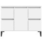 vidaXL Waschbeckenunterschrank Weiß 80x33x60 cm Holzwerkstoff vidaXL Waschbeckenunterschrank Weiß 80x33x60 cm Holzwerkstoff