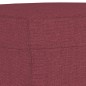 vidaXL 3-tlg. Sofagarnitur mit Kissen Weinrot Stoff vidaXL 3-tlg. Sofagarnitur mit Kissen Weinrot Stoff