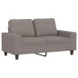 vidaXL 3-tlg. Sofagarnitur Taupe Stoff vidaXL 3-tlg. Sofagarnitur Taupe Stoff