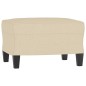 vidaXL 3-tlg. Sofagarnitur mit Kissen Creme Stoff vidaXL 3-tlg. Sofagarnitur mit Kissen Creme Stoff