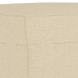 vidaXL 3-tlg. Sofagarnitur mit Kissen Creme Stoff vidaXL 3-tlg. Sofagarnitur mit Kissen Creme Stoff