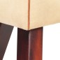 vidaXL Sitzbank Turnbock-Design 58 cm Braun Echtleder Massivholz Mango vidaXL Sitzbank Turnbock-Design 58 cm Braun Echtleder Massivholz Mango