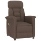 Massagesessel Elektrisch Braun Wildleder-Optik Massagesessel Elektrisch Braun Wildleder-Optik