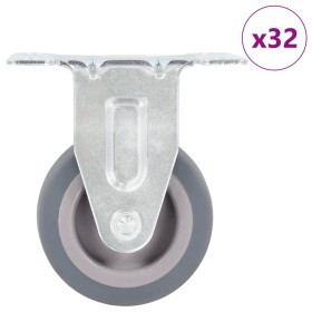 vidaXL 32 Stk. Bockrollen 50 mm