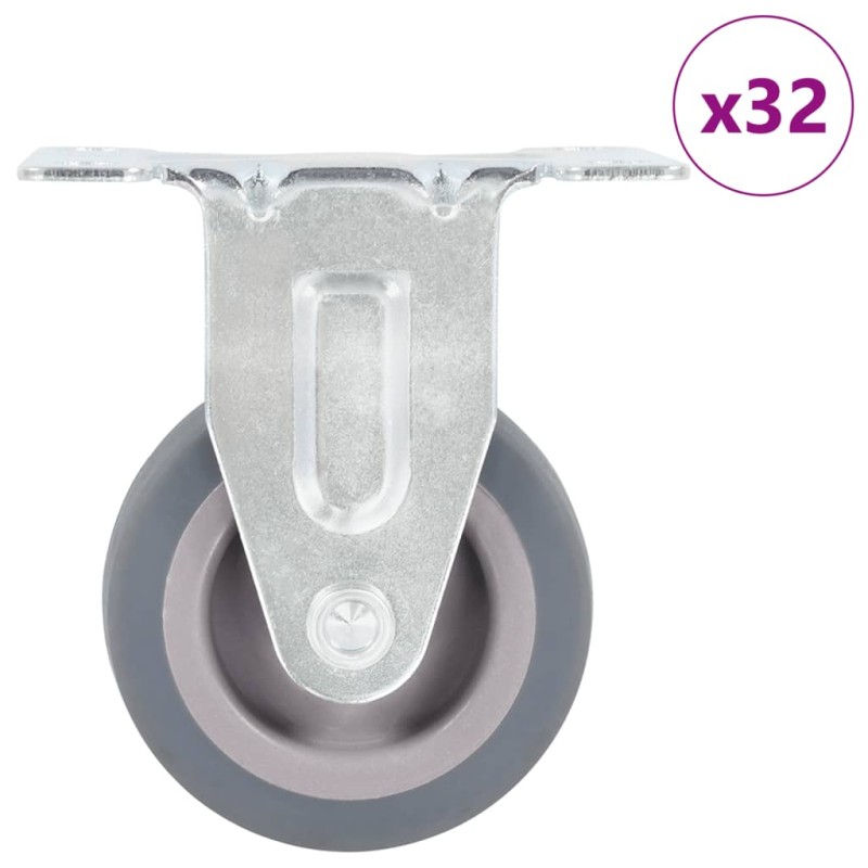 vidaXL 32 Stk. Bockrollen 50 mm vidaXL 32 Stk. Bockrollen 50 mm