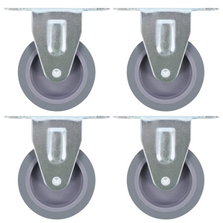 vidaXL 24 Stk. Bockrollen 75 mm