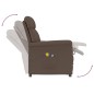 Massagesessel Elektrisch Braun Wildleder-Optik Massagesessel Elektrisch Braun Wildleder-Optik