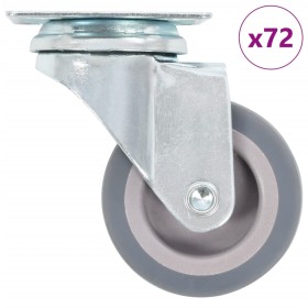 vidaXL 72 Stk. Lenkrollen 50 mm