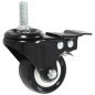 vidaXL Lenkrollen mit Bremsen 8 Stk. 50 mm vidaXL Lenkrollen mit Bremsen 8 Stk. 50 mm