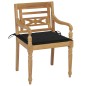 vidaXL Batavia-Stühle mit Kissen 6 Stk. Massivholz Teak vidaXL Batavia-Stühle mit Kissen 6 Stk. Massivholz Teak