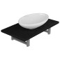 vidaXL 2-tlg. Badmöbel-Set Keramik Schwarz vidaXL 2-tlg. Badmöbel-Set Keramik Schwarz
