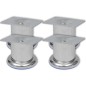 vidaXL Sofabeine 8 Stk. Rund Chrom 60 mm vidaXL Sofabeine 8 Stk. Rund Chrom 60 mm