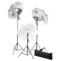 vidaXL Fotostudio-Set mit Lampen und Hintergrundsystem vidaXL Fotostudio-Set mit Lampen und Hintergrundsystem