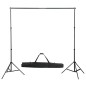 vidaXL Fotostudio-Set mit Lampen und Hintergrundsystem vidaXL Fotostudio-Set mit Lampen und Hintergrundsystem