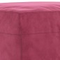 vidaXL 3-tlg. Sofagarnitur mit Kissen Weinrot Samt vidaXL 3-tlg. Sofagarnitur mit Kissen Weinrot Samt