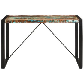 vidaXL Esstisch 120x55x76 cm Altholz Massiv