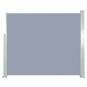 vidaXL Ausziehbare Seitenmarkise 120x300 cm Grau