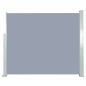 vidaXL Ausziehbare Seitenmarkise 120x300 cm Grau vidaXL Ausziehbare Seitenmarkise 120x300 cm Grau