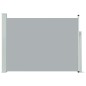 vidaXL Ausziehbare Seitenmarkise 120×500 cm Grau vidaXL Ausziehbare Seitenmarkise 120×500 cm Grau