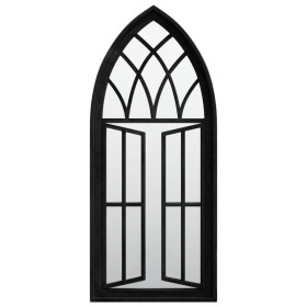 vidaXL Spiegel Schwarz 70x30 cm Eisen für Innenbereich