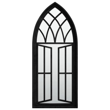 vidaXL Spiegel Schwarz 70x30 cm Eisen für Innenbereich