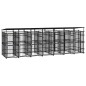 vidaXL Outdoor-Hundezwinger mit Dach Stahl 12,9 m² vidaXL Outdoor-Hundezwinger mit Dach Stahl 12,9 m²