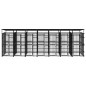 vidaXL Outdoor-Hundezwinger mit Dach Stahl 12,9 m² vidaXL Outdoor-Hundezwinger mit Dach Stahl 12,9 m²