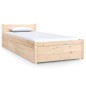vidaXL Bett mit Schubladen 75x190 cm vidaXL Bett mit Schubladen 75x190 cm