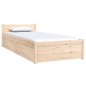 vidaXL Bett mit Schubladen 75x190 cm vidaXL Bett mit Schubladen 75x190 cm