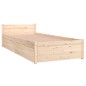 vidaXL Bett mit Schubladen 75x190 cm vidaXL Bett mit Schubladen 75x190 cm