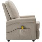Massagesessel Elektrisch Creme Stoff Massagesessel Elektrisch Creme Stoff