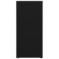 vidaXL Aktenschrank Schwarz 46x62x133 cm Stahl vidaXL Aktenschrank Schwarz 46x62x133 cm Stahl
