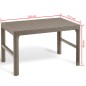 Keter Gartentisch Lyon Cappuccino-Braun Keter Gartentisch Lyon Cappuccino-Braun