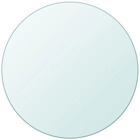 vidaXL Tischplatte aus gehärtetem Glas rund 900 mm