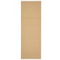 vidaXL Teppich Natur Sisal 100x300 cm vidaXL Teppich Natur Sisal 100x300 cm