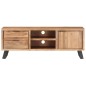 vidaXL TV-Schrank 120x30x42 cm Akazie Massivholz mit Naturkanten vidaXL TV-Schrank 120x30x42 cm Akazie Massivholz mit Naturkanten