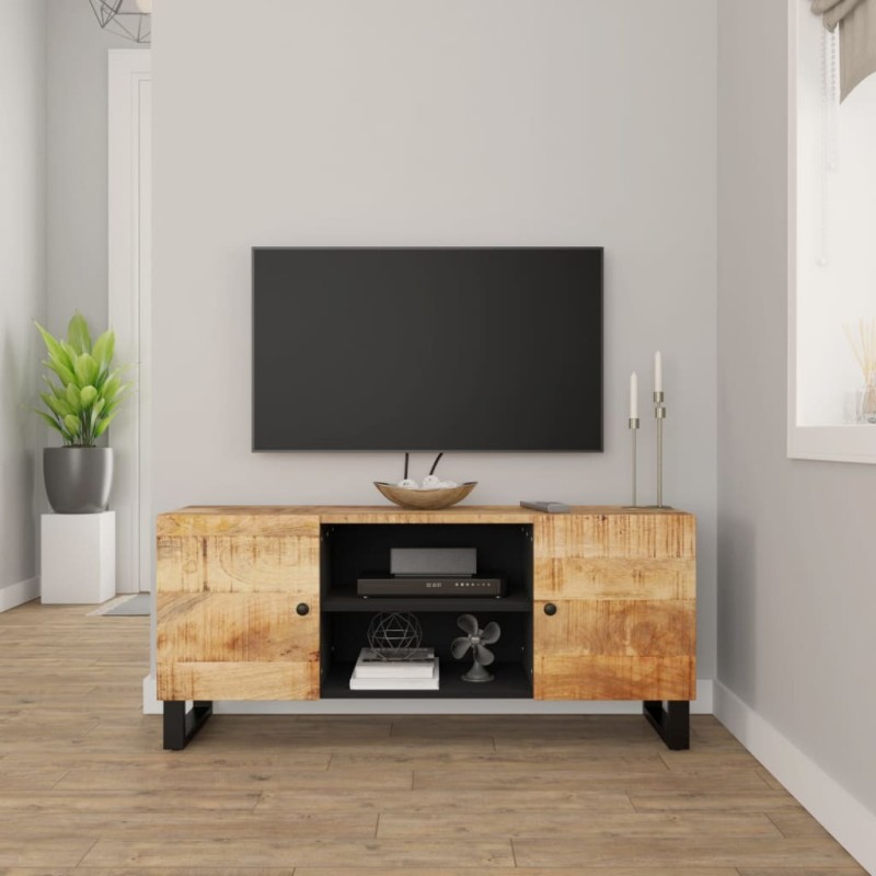 vidaXL TV-Schrank 105x33x46 cm Massivholz Mango vidaXL TV-Schrank 105x33x46 cm Massivholz Mango